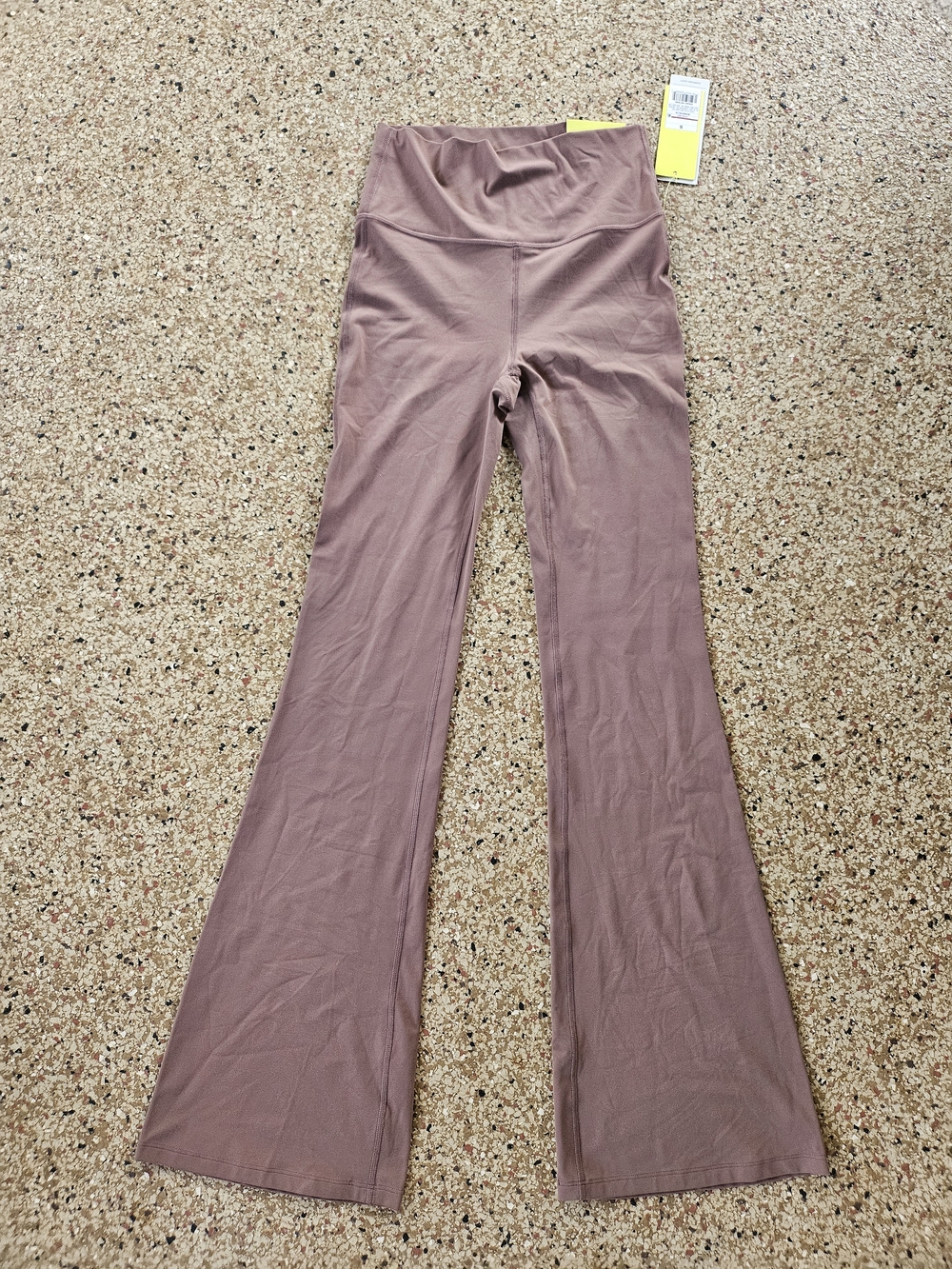 New W Tag All In Motion Women's Tan Brown Small Regular Flare Leggins